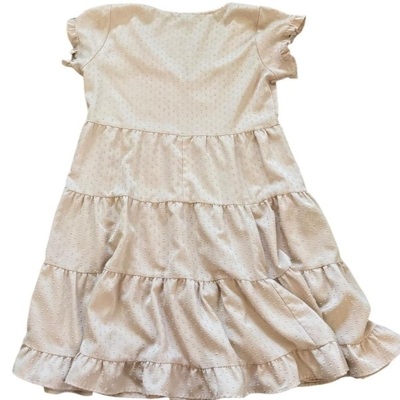 StyleHouse Cream Dress with Ruffles - Picture 2 of 5